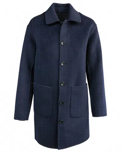 Elliott Lauren In Reverse Reversible Jacket In Navy In Blue