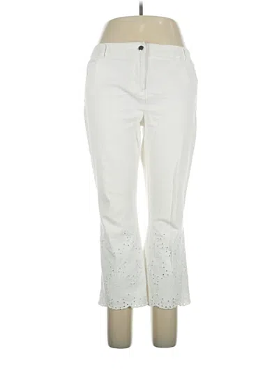 Pre-owned Elliott Lauren Jeans In Ivory