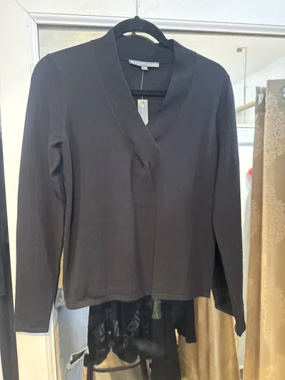 Elliott Lauren Long Sleeve Sweater In Black