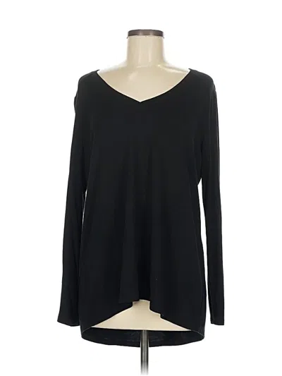 Pre-owned Elliott Lauren Long Sleeve T-shirt In Black