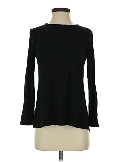 Pre-owned Elliott Lauren Long Sleeve Top Black Turtleneck Tops