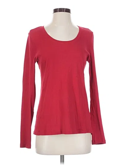 Pre-owned Elliott Lauren Long Sleeve T-shirt In Red