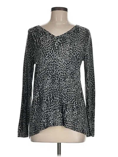 Pre-owned Elliott Lauren Long Sleeve T-shirt In Silver