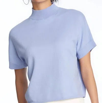 ELLIOTT LAUREN MOCK NECK SWEATER IN IRIS