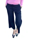 Elliott Lauren Patch Pocket Pants In Spring Navy In Blue