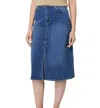 Elliott Lauren Perfect Stretch Denim Skirt In Multi