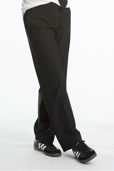 Elliott Lauren Pinstripe Trouser In Black