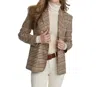 Elliott Lauren Plaid Blazer In Multi