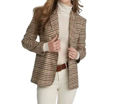 Elliott Lauren Plaid Blazer In Multi