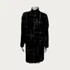 Elliott Lauren Plaid Jacket In Black And White In Multi