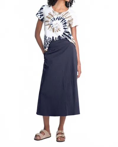 Elliott Lauren Pull On Skirt In Navy In Blue