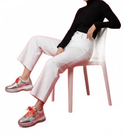 Elliott Lauren Pull On Wide Leg Pants In White