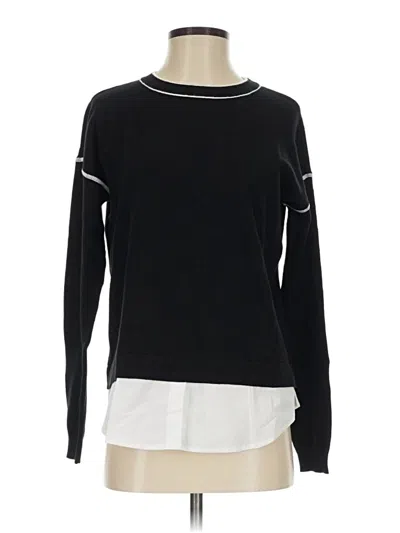 Pre-owned Elliott Lauren Pullover Sweater In Black