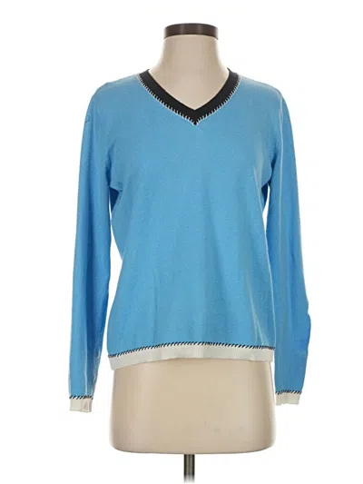 Pre-owned Elliott Lauren Pullover Sweater In Blue