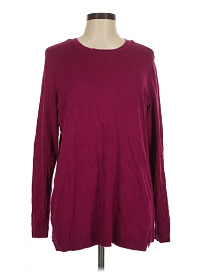 Pre-owned Elliott Lauren Pullover Sweater In Burgundy