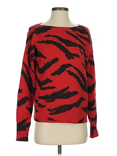 Pre-owned Elliott Lauren Pullover Sweater In Red