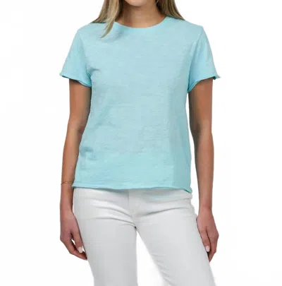 Elliott Lauren Silvie Short Sleeve Tee In Island In Blue