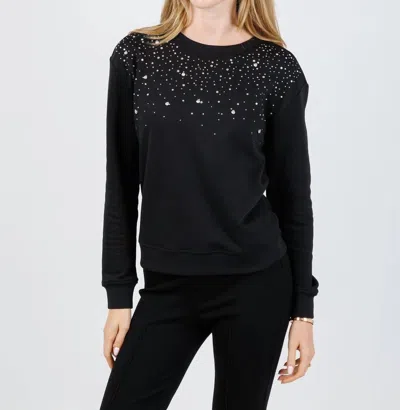 Elliott Lauren Starry Night Sweatshirt In Black