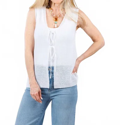 Elliott Lauren Think Tank Basic Layering Top In White
