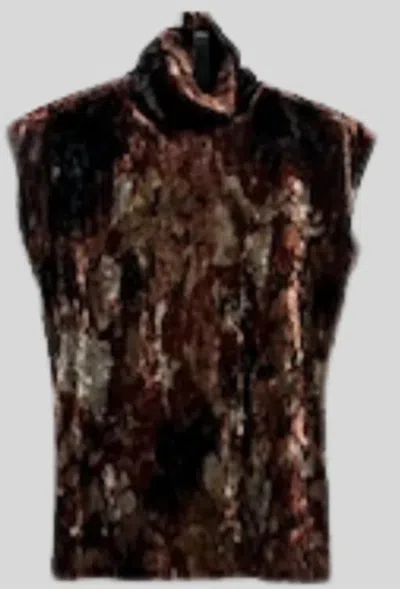 Elliott Lauren Top In Copper In Multi