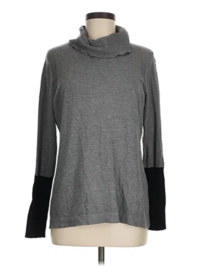 Pre-owned Elliott Lauren Turtleneck Sweater In Gray