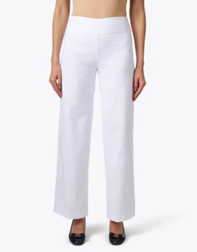 Elliott Lauren Wide Leg Pull On Pants In White