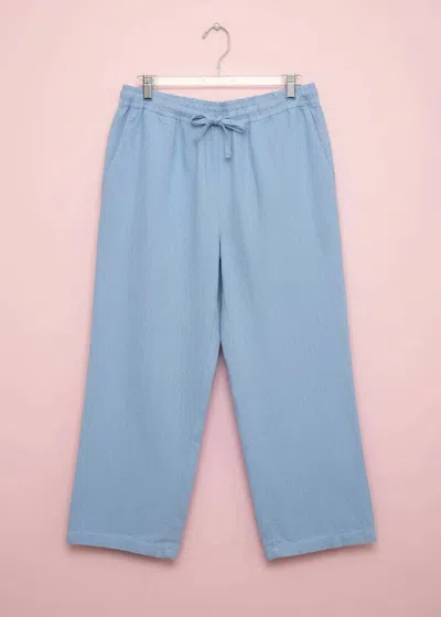 Elliott Lauren Women's At Ease Drawstring Pant In Amalfi In Blue