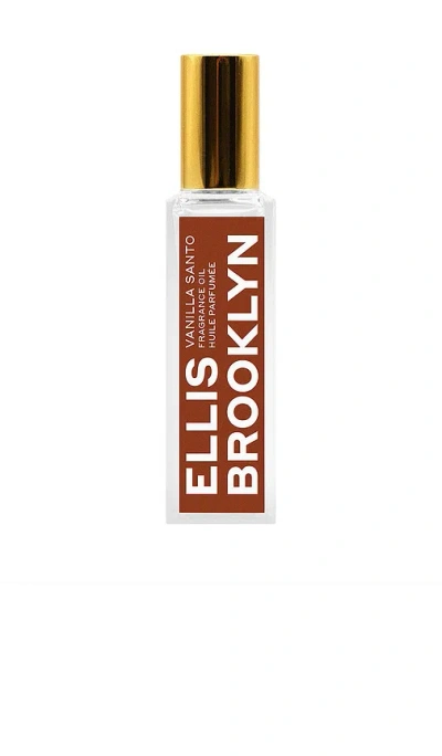 Ellis Brooklyn Vanilla Santo Perfume Oil Rollerball In Transparent