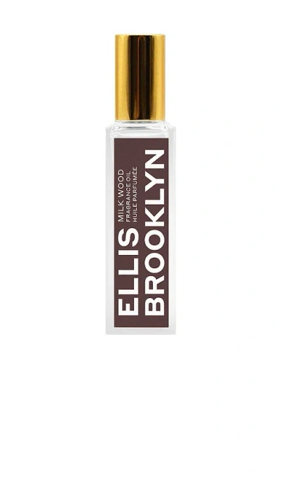 Ellis Brooklyn Milk Wood Perfume Oil Rollerball In Transparent