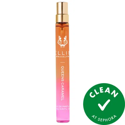 Ellis Brooklyn Queens Caramel Eau De Parfum Travel Spray Maple Sugar And Pink Salt 0.33 Oz/10 ml Eau De Parfum Spra