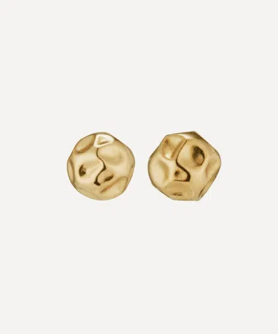Ellis Mhairi Cameron 14ct Gold 3mm Crush Stud Earrings