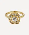 Ellis Mhairi Cameron 14ct Gold Armach Diamond Cocktail Ring I In Gold