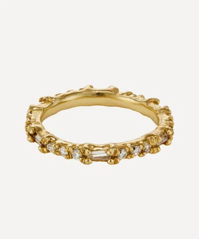 Ellis Mhairi Cameron 14ct Gold Armach Diamond Eternity Ring