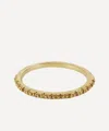Ellis Mhairi Cameron 14ct Gold Lxi White Diamond Half Eternity Ring