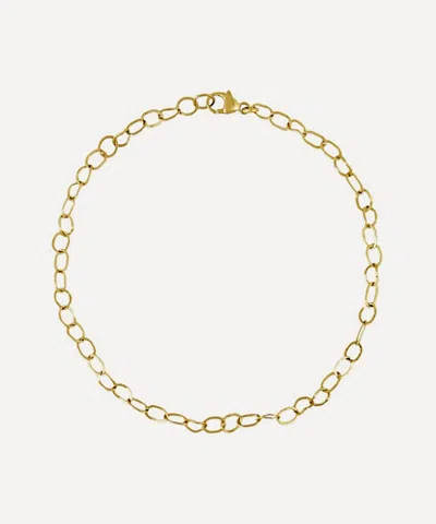 Ellis Mhairi Cameron 14ct Gold Li Small Forged Link Chain Bracelet