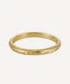 Ellis Mhairi Cameron 14ct Gold Lxiii D Shape Wedding Band In Gold