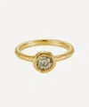 Ellis Mhairi Cameron 14ct Gold Old Cut Champagne Diamond Organic Engagement Ring In Gold