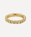 Ellis Mhairi Cameron 14ct Gold Old Cut Diamond Eternity Ring In Gold