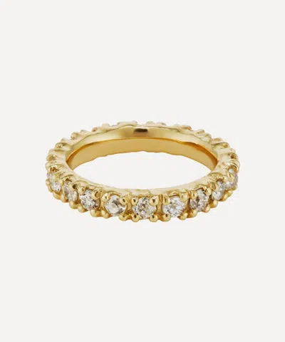 Ellis Mhairi Cameron 14ct Gold Old Cut Diamond Eternity Ring
