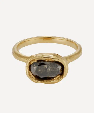 Ellis Mhairi Cameron 14ct Gold Salt And Pepper Diamond Engagement Ring