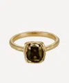 Ellis Mhairi Cameron 14ct Gold Soft Green Diamond Engagement Ring