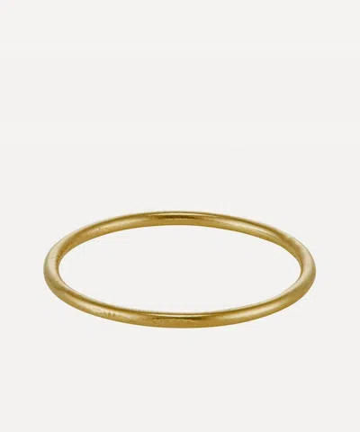 Ellis Mhairi Cameron 14ct Goldlxiii 1mm Eroded Wedding Band