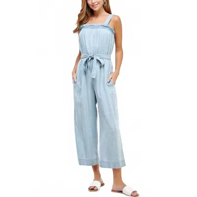 Ellison All For It Jumpsuit In Light Blue