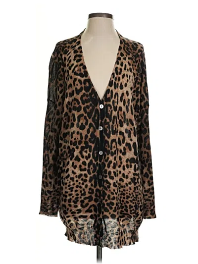 Pre-owned Ellison Cardigan Sweater In Brown