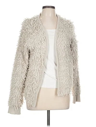 Pre-owned Ellison Cardigan Sweater In White