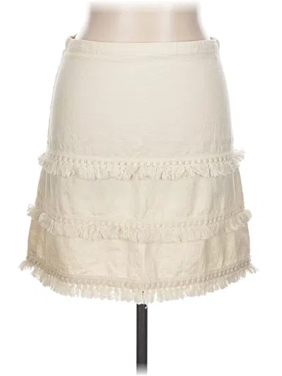 Pre-owned Ellison Casual Skirt In Ivory