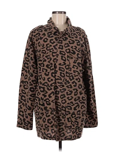 Pre-owned Ellison Coat In Brown