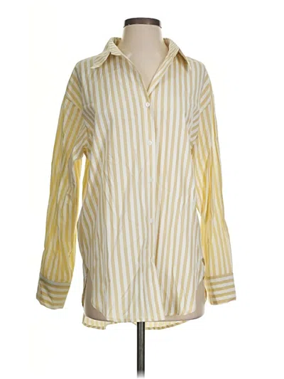 Pre-owned Ellison Long Sleeve Blouse In Yellow
