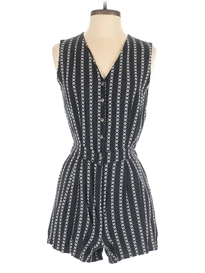 Pre-owned Ellison Romper In Black