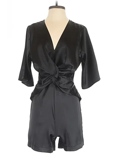 Pre-owned Ellison Romper In Black